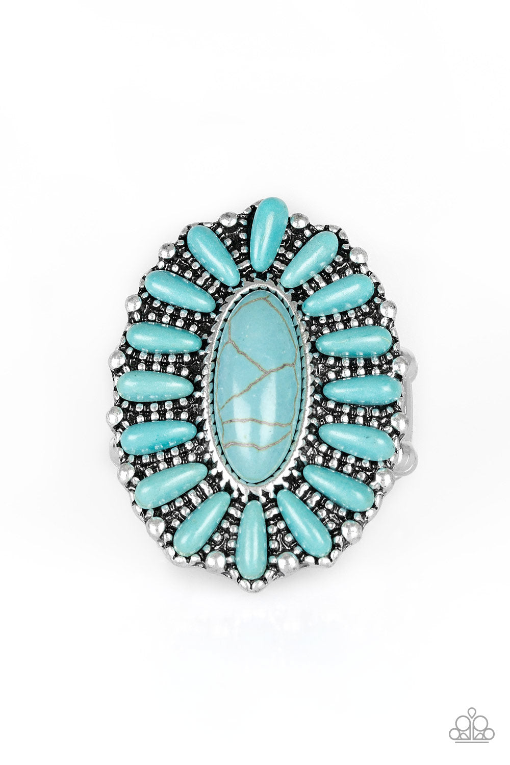 Ring - Cactus Cabana - Blue - R103