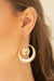 Earrings--Rounded Radiance - Gold E91