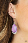 A World To SEER - Purple Earring - E444