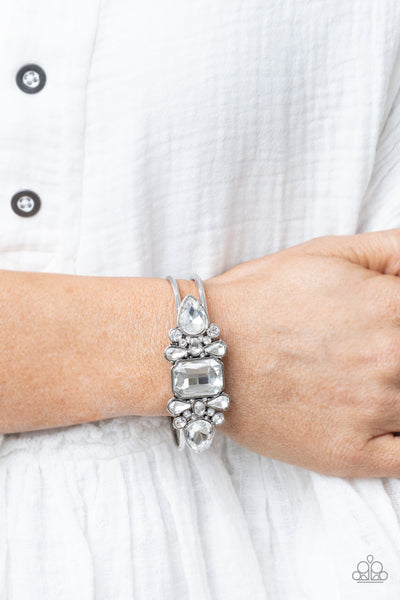 Call Me Old-Fashioned - White Bracelet B654