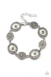 Secret Garden Glamour - Green Bracelet - B452