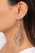 Geometric Maven - Black Earrings E760