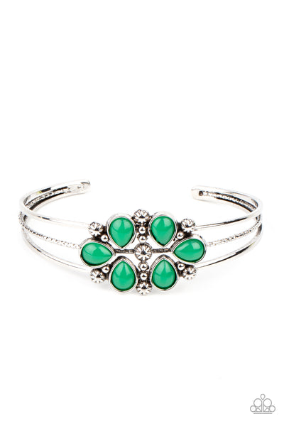 Taj Mahal Meadow - Green Bracelet - B447