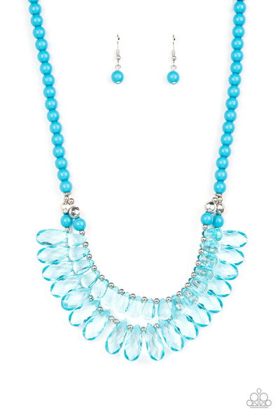 All Across the GLOBETROTTER - Blue Necklace N403