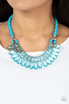 All Across the GLOBETROTTER - Blue Necklace N403