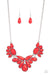 A Passing FAN-cy - Red Necklace N402