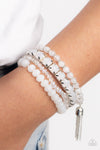 Day Trip Trinket - White Bracelet B653