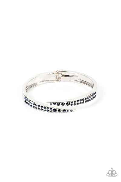 Sideswiping Shimmer - Blue Bracelet B662