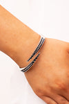 Sideswiping Shimmer - Blue Bracelet B662