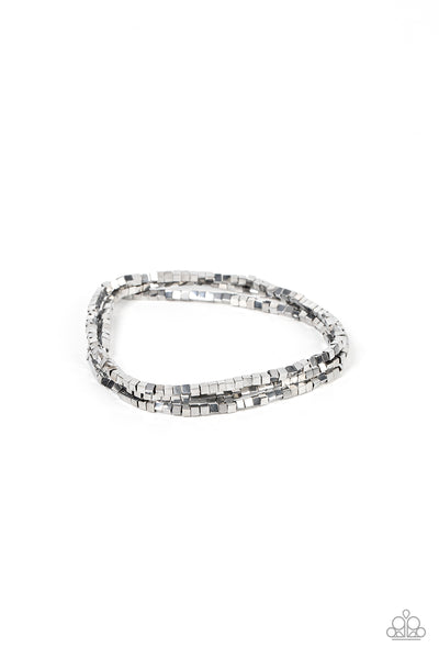 Block Bash - Silver Bracelet B667