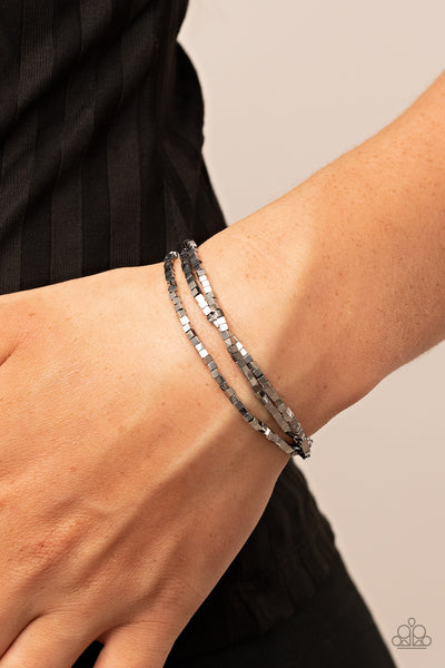 Block Bash - Silver Bracelet B667