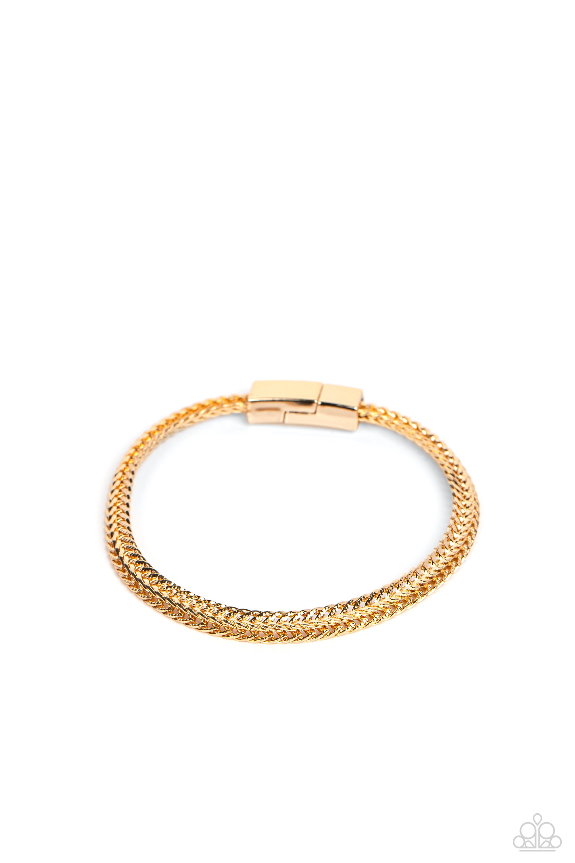 Cable Train - Gold Bracelet B750