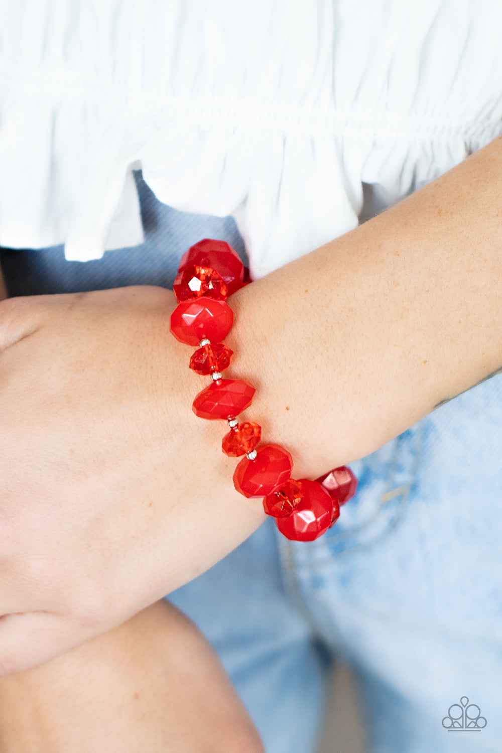 Keep GLOWING Forward - Red Bracelet B649