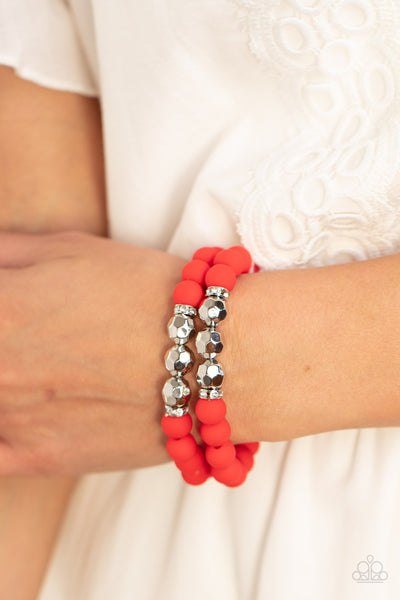 Dip and Dive - Red Bracelet B671