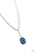 Hexagonal Hallmark - Blue Necklace N763